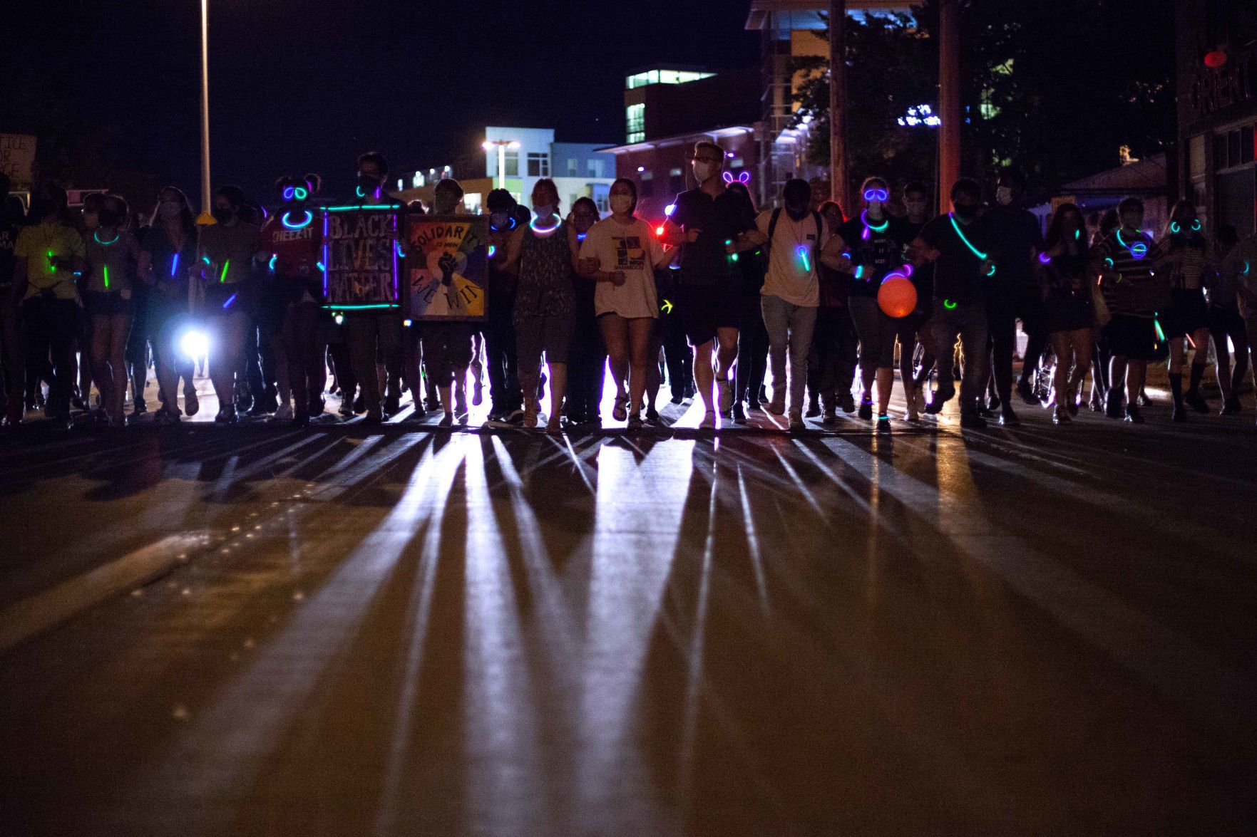 Glow in the dark march